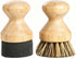 SAMEBUTECO Cutting Board Care Brush & Oil Applicator Set, Natural Bamboo Handle