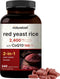 NatureBell Red Yeast Rice, 2,400mg with CoQ10 100mg, 240 Veggie Capsules for Heart Health