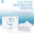 Pursonic Eco Laundry Sheets, Natural Detergent Sheets with Fresh Linen Scent, 30-Pack, Zero Plastic Travel