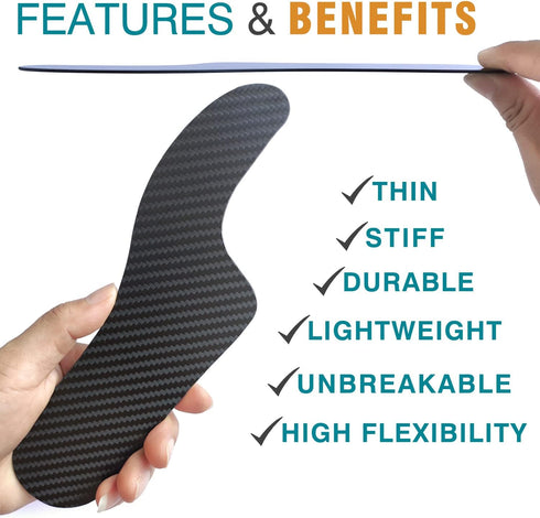 Rigidus,Arthritis,1 29.5cm(Men 13/Women 14) Morton's Extension Orthotic,Carbon Fiber Insole,Rigid Foot Support Insert