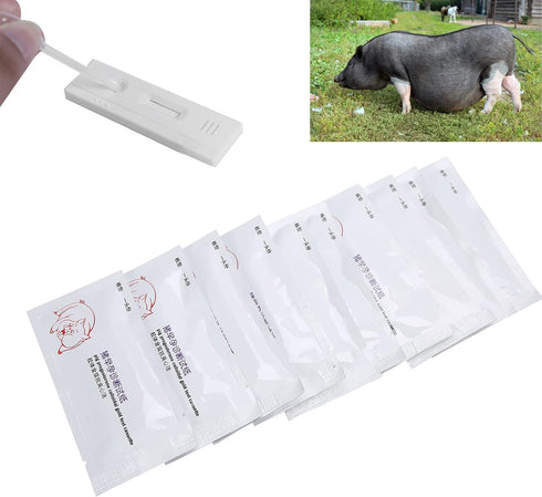 Pack of 10 Pig Pregnancy Test Strips for Early Detection Testing Tool Veterinary Equipment