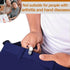 JETJIAN 2-Pack 26"-41" Dressing Aid Clips for Pants One-Hand Pants Assist Tool for Elderly, Disabled & Post-Surgery