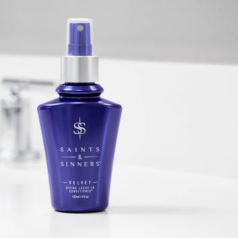 Saints & Sinners Velvet Divine Leave-In Moisturizing Conditioner Hair Detangler Spray for All Types