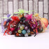Zhiheng 100pcs Organza Wedding Party Gift Bags, Butterfly Drawstring Pouches for Jewelry Gift Favor (4"x6", Purple)