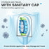 Toothbrush Replacement Heads for Philips Sonicare, 6 White and 6 Black