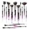 Kingtree Makeup Brushes, 15PCS Premium Synthetic Makeup Brush Set for Foundation, Face Powder, Eyeshadow