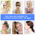 Whaline 12 Pieces Velvet Hair Scrunchies, Soft Elastics Hair Ties (Black)