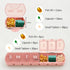 VirgoCCY 10 Pack 2 7-Day Set, (Weekly & Daily), Times a Day (AM/PM) + Pill Organizer, Vitamin Planner, Large Capacity