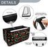 Hechitok Cherry Leaf Walker Bag, Handy Rollator Basket Water Cup Holder, Walker Accessories Storage Bag for Folding