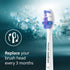 S2 2 Pack, HX6052/77 Philips Sonicare Sensitive - Genuine Replacement Electric Toothbrush Heads, White
