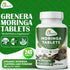 Grenera Moringa Tablets 240 nos, Uncoated Herbal Supplement, Green Superfood, Lab Tested for Purity