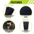3D Flat Knee Support, Advanced Flat Knit Technology for Custom Fit, XL, Blue/Black, Pro-Tec Athletics