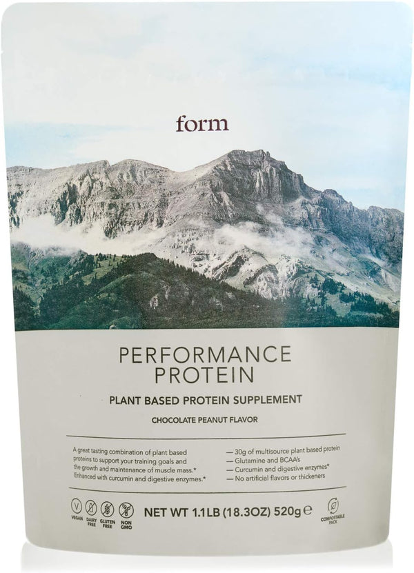 Form Performance Protein - Vegan Protein Powder - 30g Plant Based Protein per Serving with BCAAs - Tastes Great
