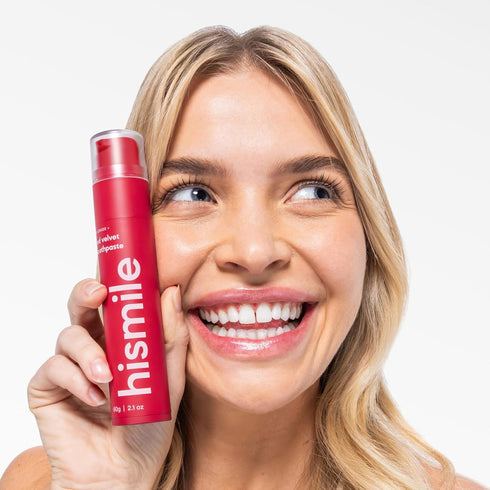 Red Velvet Flavored Toothpaste by Hismile - Unique Oral Care Experience