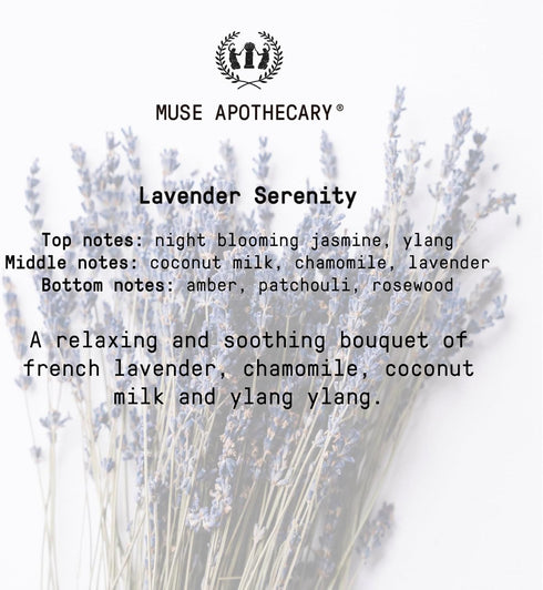 Muse Apothecary Linen Ritual, Aromatic Linen Spray for Bedding and Fabric, Lavender Serenity