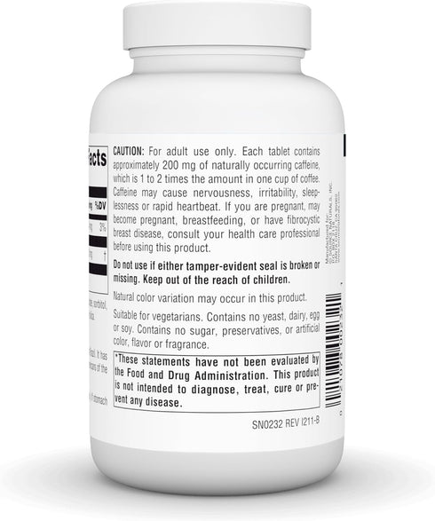 Source Naturals Guarana Energizer, Caffeine and Energy* - 900 mg, 100 Tablets