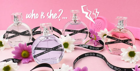 So…? Secret Crush Body Spray for Women - Perfume with Jasmine, Cherry Blossom, Peony, Musk - 1.7 oz