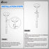 EASACE Telescopic Back Scratcher - 21.5 Inch Adjustable Backscratchers for Women, Men, Pregnant
