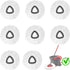 8-Pack Spin Mop Replacement Heads, 100% Microfiber Refills for Easy Wring, 360° Micro Replacement Mop Head