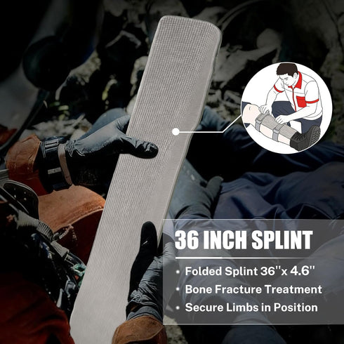 WONDSIGHIN Shapeable Finger Splint, Stabilizer with Secure Support, Universal Sizing for Knuckle and Arthritis Pain