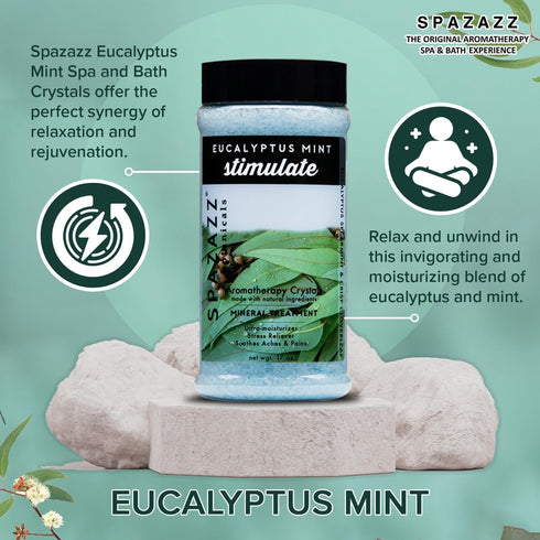 Spazazz Eucalyptus Mint Spa and Bath Crystals