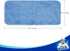 Pack 3, 42cm 23cm MR.SIGA Professional Microfiber Mop Refills, of Size: X