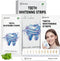 WardTai Whitening Strips for Sensitive Teeth with Low Concentration Hydrogen Peroxide Formula for