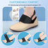Arch Support Brace, Pair of Sleeves for Plantar Fasciitis Relief, Adjustable Compression Bands with Gel Pads