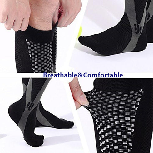 ZFiSt Plus Size Compression Socks for Wide Calves | Ideal for Sports & Nursing