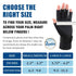 2 Pairs Compression Gloves for Women Men, Copper Arthritis Gloves for Hand Pain Relief and Carpal Tunnel Support