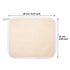 Tatuo 15 Packs Exfoliating Face Body Wash Cloths, Soft Weave Bath Towel for Women and Men (White Edge)