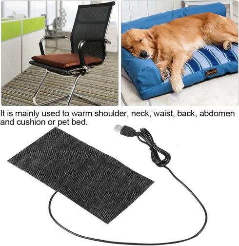 USB Heating Pad, Electric Cloth Heater Pad, USB Heating Film for Warming