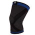 Pro-Tec Athletics 3D Flat Knee Support, Medium, Blue/Black, Breathable, Non-Slip Gel for Stability