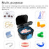 BVN Leakproof Denture Cup, Upgraded Storage Bath Box with Filter for Soaking Dentures, Travel Cleaning Case