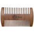 Murai by Giorgio GIOWC Wooden Beard Combs for Men - Dual Action Fine & Wide Tooth Cherrywood Comb