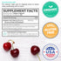Organic Tart Cherry Capsules (Vegan & Gluten Free) - Natural Uric Acid Flush - High Strength 4:1 Extract Equals 2000mg of Fresh Tart Cherry Juice Organic - Support Supplement - 60 Capsules of 500mg