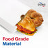 Duro 8# White Paper Lunch Bags, 100 Count - Bulk Disposable SOS Paper Sacks for Takeout/Delivery