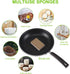 Natural Dish Sponges 16 Pack - Biodegradable Kitchen Compostable Cellulose Coconut Scrubber, No Scratch