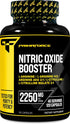 Primaforce Nitric Oxide Booster, 2,250mg, 120 Capsules, 40 Servings for Pre-Workout and Post-Workout