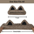 Cat Ear Brown Facial Spa Headband, Cosmetic Makeup Headband for Washing Face Skincare