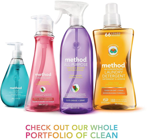 Method Gel Dish Soap Refill, Clementine, 36 Ounces, 1 Pack, Packaging May Vary