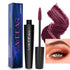 Maydear Burgundy Waterproof Mascara for Eyelashes, Long Lasting Smudgeproof Eye Makeup - Dark Purple Party