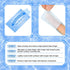 300 Pcs Disposable Finger Brush Teeth Wipes Bulk Finger Toothbrush Textured Surface Deep Teeth Cleaning Finger Wipes Oral Wipes for Adults Teeth Mouth and Gums Dental Cleaning, Individual Package