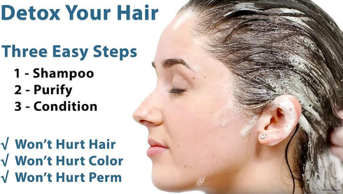 Zydot Ultra Clean Detox Shampoo Kit for Detoxing, Near Instant Cleansing and Toxin Removal of Hair Follicle