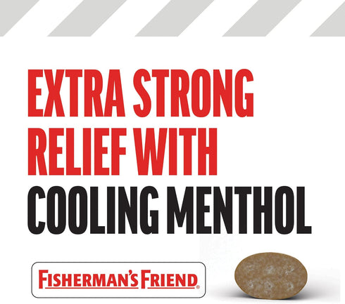 Fisherman's Friend Cough Drops, Cough Suppressant and Sore Throat Lozenges, Original Extra Strong, 480 Drops