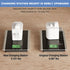 Wet Dry Shaver Charger Stand for Panasonic Women Close Curves Electric Razor ES-WL60 ES-WL80 Replacement Dock