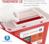 Dynarex Sharps Container, Safe Disposal of Medical Waste and Needles, 2 Gallons, Red with Transparent Lid