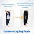 YingXue Catheter Leg Bag Pants, Urine Bag Holder Pants for Men/Women