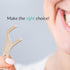 Biodegradable Floss Picks, 200pcs Natural, Vegan, Sustainable, Reusable Dental Floss Picks