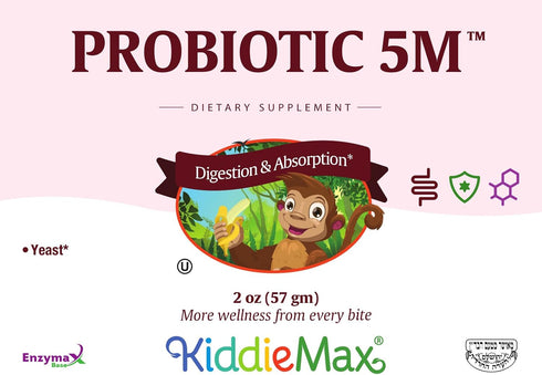 Maxi Health KiddieMax Probiotic 5M, Acidophilus, Healthy Digestive Flora, 2 Ounce Powder